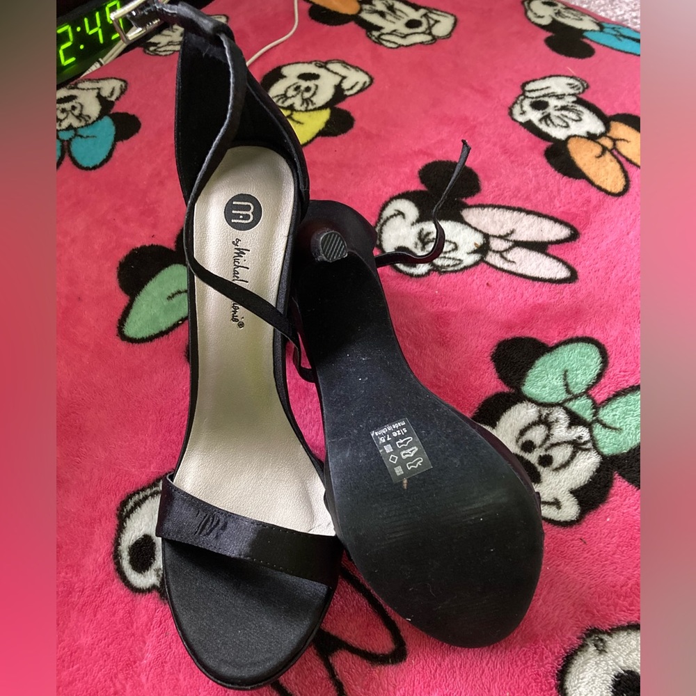 Size 7.5 Black High Heels